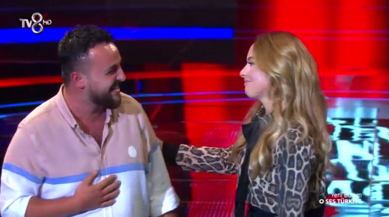 o ses türkiye eren aydın hadise takımı
